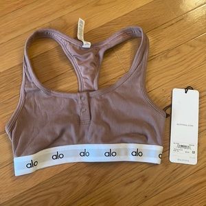 All Yoga sports bra in Smokey Quartz - Size XS